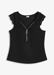 Shirt mit Spitze, BODYFLIRT boutique