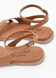 Sandales en cuir, bonprix