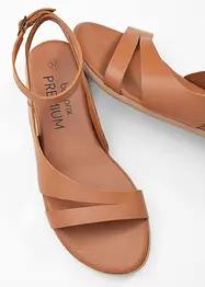 Sandales en cuir, bonprix
