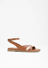 Sandales en cuir, bonprix