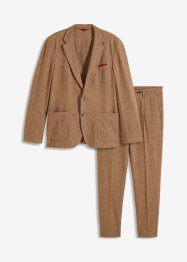 Anzug mit Leinen (2-tlg.Set): Sakko und Hose, Slim Fit, bpc selection