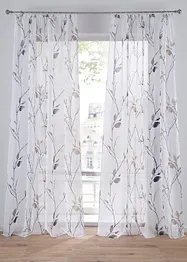 Gardine aus leichtem Voile (1er Pack), bonprix