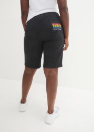Bermuda en sweat Pride avec polyester recyclé, bpc bonprix collection