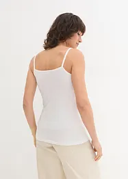 Lot de 2 tops à fines bretelles, bonprix