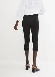 Capri-Leggings mit Glitzersteinen, bonprix