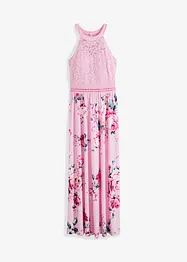 Sommer-Maxikleid mit Blumen-Print und Spitze, bonprix