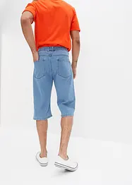 Lot de 2 bermudas longs en jean extensible, Regular Fit, bonprix