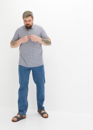 Poloshirt, Kurzarm mit Komfortschnitt und Minimaldruck, bpc bonprix collection