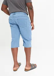 Lot de 2 bermudas longs en jean extensible, Regular Fit, bonprix