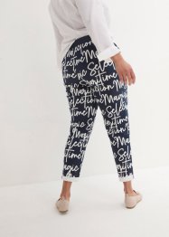 Pantalon imprimé à taille extensible, bpc selection