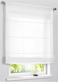 Store plissé en voile transparent, bonprix