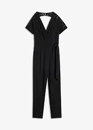 Jumpsuit mit Spitze, bonprix