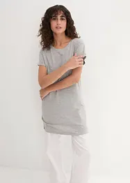 Boxy-Longshirt mit kurzen Ärmeln, bonprix