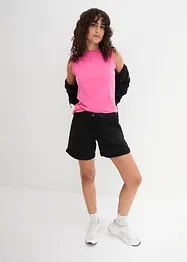 Sweat-Shorts mit Rippbund, bonprix