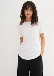 Longshirt mit rundem Saum, bonprix