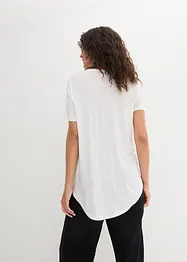 Longshirt mit rundem Saum, bonprix