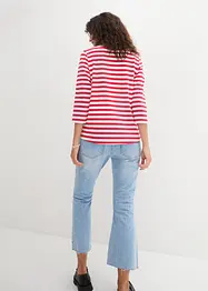 T-shirt 3/4 à encolure bateau, bonprix