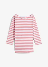 3/4 Shirt mit U-Boot-Ausschnitt, bonprix