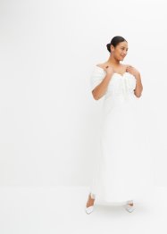 Robe de mariée à encolure Carmen avec dentelle, BODYFLIRT boutique