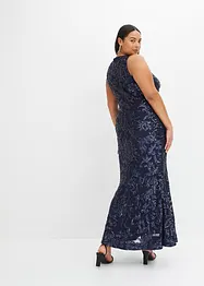 Robe longue à paillettes, bonprix