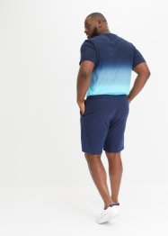 T-Shirt und Sweat-Bermuda  (2-tlg.Set), Regular Fit, bonprix
