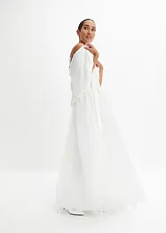 Robe de mariée en tulle et dentelle, bonprix