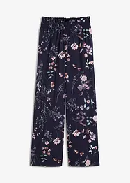 Pantalon plissé avec imprimé floral, bonprix