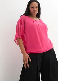 Chiffon Tunika mit Untertop, bonprix