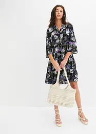 Robe avec patte de boutonnage courte, bonprix