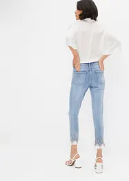 Skinny-Jeans mit Spitze, bonprix