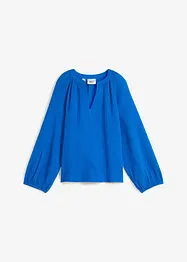 Blouse oversize en gaze de coton, bonprix