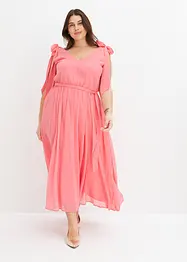 Robe en crêpe nouée sur les épaules, bonprix