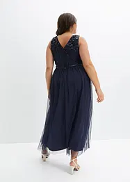 Maxikleid mit Paillettenstickerei, bonprix
