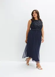 Maxikleid mit Paillettenstickerei, bonprix