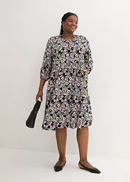 Robe midi en viscose avec poches, bonprix