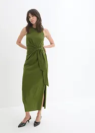 Midikleid mit Drapierung, bonprix