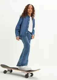 Flared Jeggings Mid Waist, bonprix