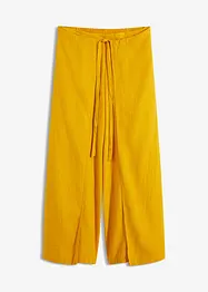 Palazzo-Hose aus luftigem Leinen-Mix, bonprix