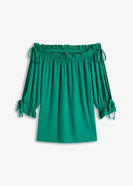 T-shirt col Bardot, bonprix