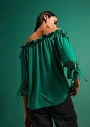 T-shirt col Bardot, bonprix