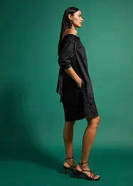 Off-Shoulder-Kleid mit Stickerei, bonprix