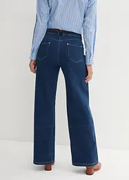 Jean large à taille mi-haute élastiquée, bonprix