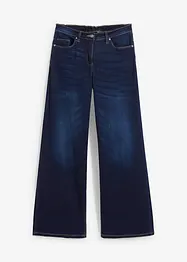 Wide-Leg-Jeans Mid Waist, Stretch, bonprix