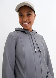 Softshell-Parka mit Kapuze, bonprix