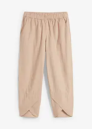 Pantalon 3/4 en léger lin mélangé, bonprix