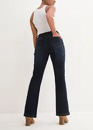 Jean Bootcut, taille haute et élastiquée, bonprix