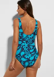 Maillot 1 pièce sculptant effet croisé, maintien léger, bonprix