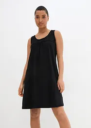 Robe en coton à dentelle, sans manches, bonprix