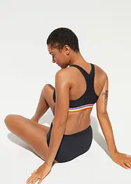 Haut de maillot brassière, maintien léger, bonprix