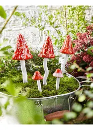 Gartenstecker Fliegenpilze (5-tlg.Set), bonprix